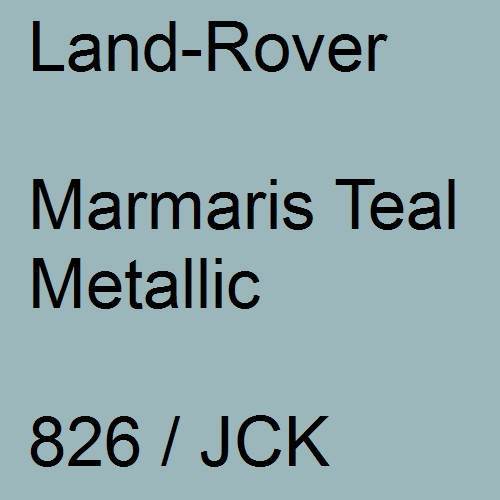 Land-Rover, Marmaris Teal Metallic, 826 / JCK.